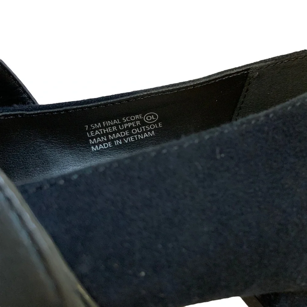 AEROSOLES Black Pointed Flats with Strap - Picture 3 of 10